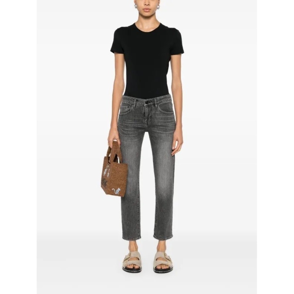 AG Adriano Goldschmied Ex-Boyfriend‎ Slim Grey Slouchy Slim Jeans Size 27R